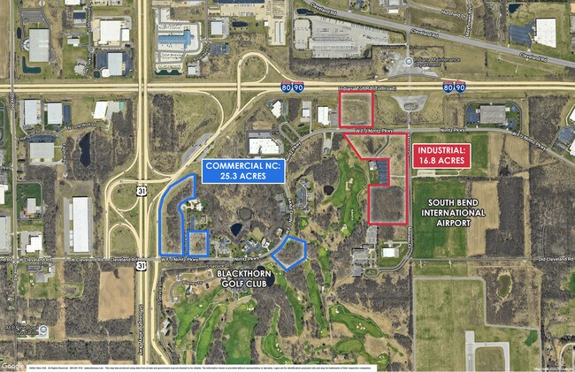 Plus de détails pour 16.8 AC NC Commercial Land | South Bend – Terrain à vendre, South Bend, IN